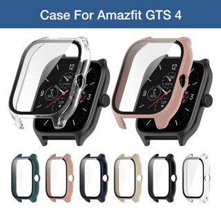 เคสกระจกนิรภัย ป้องกันหน้าจอ 9H พรีเมี่ยม สําหรับ Huami Amazfit GTS4 GTS2 Mini GTS3 Amazfit GTR3 Pro GTR4 BIP3 Pro