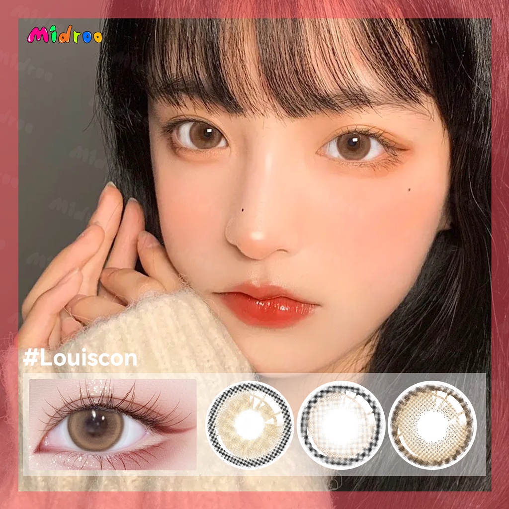 Midroo คอนแทคเลนส์สี Brown Big Eye คอนแทคเลนส์ brown- 14.0mm/14.5mm