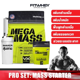 VITAXTRONG MASS STARTER WHEY PROTEIN เวย์โปรตีน ขนาด 6 LBS เพิ่มน้ำหนัก/สร้างกล้ามเนื้อ