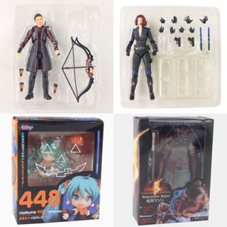 โมเดลฟิกเกอร์ PVC อนิเมะ Resident Evil 5 Superhero Hawkeye Black Widow Hatsune Miku EVA Asuka Langley Soryu SHF ขยับข้อต่อได้ 5 สไตล์ ของขวัญสําหรับเด็ก