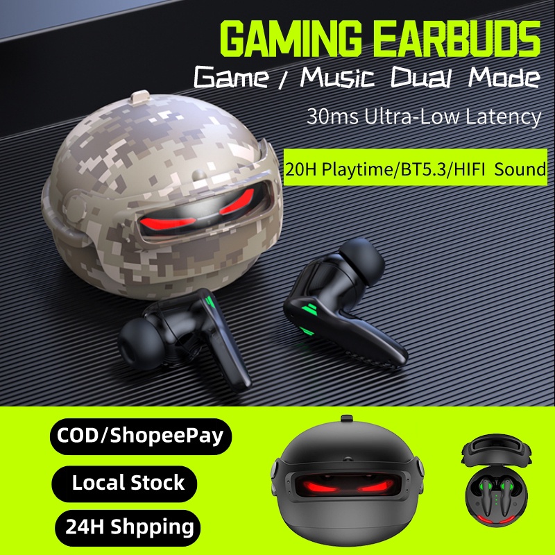 KINYO หูฟังบลูทูธ เกมส์ TWS หูฟังไร้สาย หูฟังอินเอียร์ Bluetooth 5.3