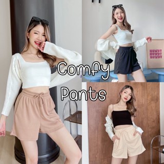 88story.th - Comfy pants 6  สี พร้อมส่ง กางเกงขาสั้นผ้าร่อง เชือกรูดได้จริงมีกระเป๋ากางเกง เนื้อผ้าทิ้งตัวไม่ต้องรีด