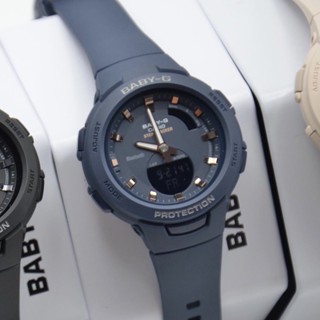 [Bluetooth®]🎁CASIO BABY-G BSA-B100-2A ของแท้ 100% พร้อมส่ง ประกัน 1 ปี