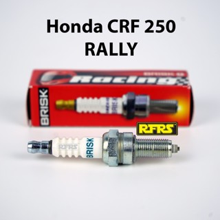 หัวเทียน BRISK PREMIUM ZS ไร้เขี้ยว Honda CRF 250 RALLY Spark Plug (SZ01RA) รองรับเฉพาะเบนซิน 95 Made in EU