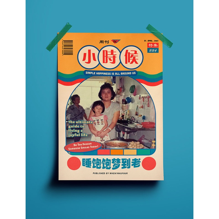 โปสเตอร์ Retro Zine 01