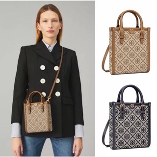 TORY BURCH T Monogram Jacquard mini tote