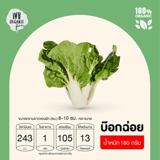 WB Organic Farm บ๊อกฉ่อย ผักสลัด ผักสด มาตรฐานออร์แกนิค IFOAM ปลอดสารพิษ 100%  เก็บใหม่ทุกออเดอร์ เก็บ-แพ็ค-ส่งตรงจากฟาร