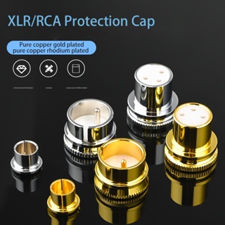 ฝาครอบป้องกันฝุ่น ป้องกันออกซิเดชั่น สําหรับปลั๊กตัวเมีย และตัวผู้ RCA XLR 1 ชิ้น