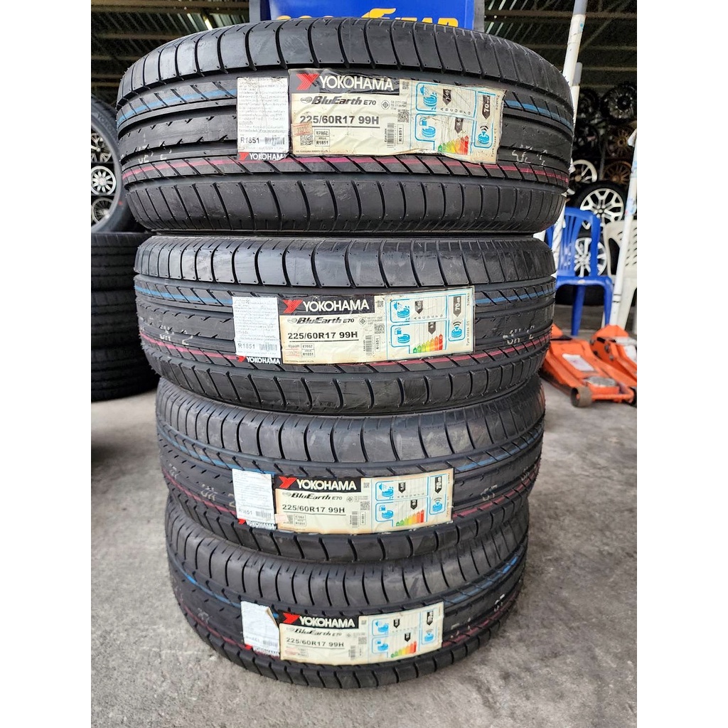 Yokohama BluEarth E70 ผลิตญี่ปุ่น  🇯🇵🇯🇵 225/60R17 ปี 21