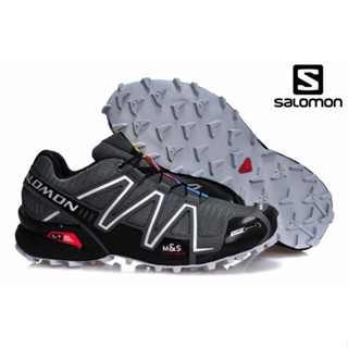 【พร้อมส่ง】 Salomon Speedcross 1 รองเท้ากีฬา รองเท้าเดินป่า กลางแจ้ง มืออาชีพ สีดํา สีเทา สําหรับผู้ชาย 40-46