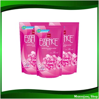 น้ำยาปรับผ้านุ่ม สูตรมาตรฐาน กลิ่นฟลอรัล เอสเซ้นซ์ สีชมพู Fabric Softener, Standard Formula, Floral Essence Scent, Pink