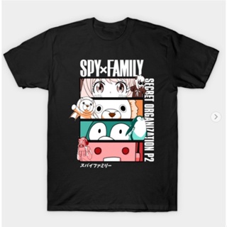 Japanese anime SPY×FAMILY mens 100% cotton round neck short-sleeved T-shirt Anya short-sleeved