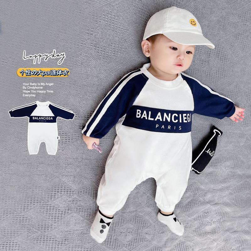 0-36 เดือนเสื้อผ้าเด็ก ชุดรอมเปอร์ ทารกแรกเกิดชายหญิงแขนยาว ชุดจั๊มสูท บอดี้สูทเด็กวัยหัดเดินฤดูใบไม้ร่วง ชุด หล่อ