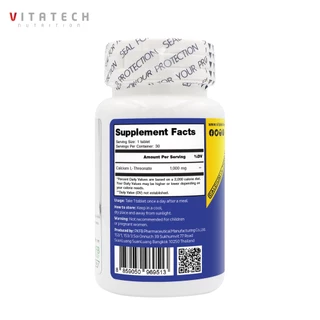[แพ็ค3 ขวด] Calcium L-Threonate 1000 mg. แคลเซียมแอลทรีโอเนต 1000 มก. VITATECH ไวต้าเทค Calcium LThreonate