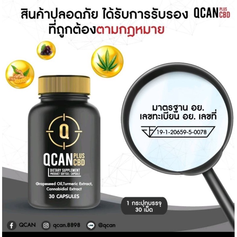 QCAN PLUS CBD ยกระดับคุณภาพชีวิต ผู้ป่วยโรคเรื้อรังให้ดีขึ้น ด้วย Qcan ผลิตภัณฑ์เสริมอาหารสกัดธรรมชาติ