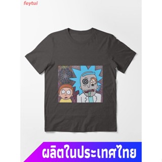 เสื้อยืดครอปNew  sale การ์ตูนอเมริกัน ริกกับมอร์ตี้ แขนสั้นลายการ์ตูน  Rick And Morty Done เสื้อยืด_49