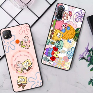 เคสโทรศัพท์ซิลิโคน TPU แบบนิ่ม ลายสพันจ์บ็อบ กันกระแทก สําหรับ Xiaomi Redmi 8A 9 Power 9A 9AT 9C NFC 10A 10X K20 K30 K40 K50 Pro Ultra