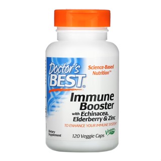 Doctors Best, Immune Booster with Echinacea, Elderberry &amp; Zinc, 120 Veggie Caps