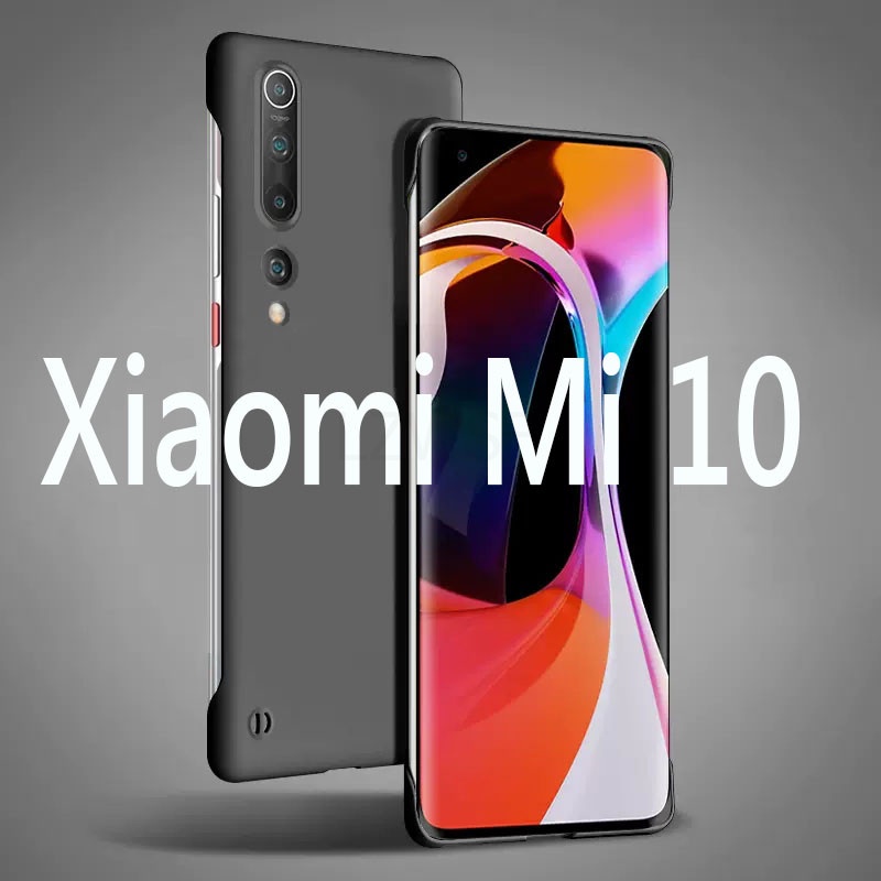 Frameless Slim Skin Matte Hard ฝาหลังสําหรับ Xiaomi Mi 10 Pro Mi10 Pro Mi A3 Lite Mi 9 Lite Mi9 ShockProof Fundas Coque