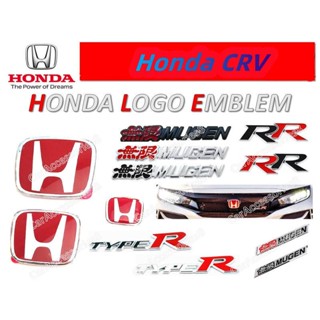 สติกเกอร์โลโก้สัญลักษณ์ Honda CRV RED