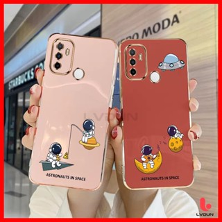 เคส OPPOA53 A37 A54 A9 2020 A5 2020 A17 A17K A16 A15 A15S Astronaut Soft Case 2B-XQ