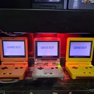 gameboy advance sp 001 มีทั้งจอเดิมเปลี่ยนฟีลบิวใหม่