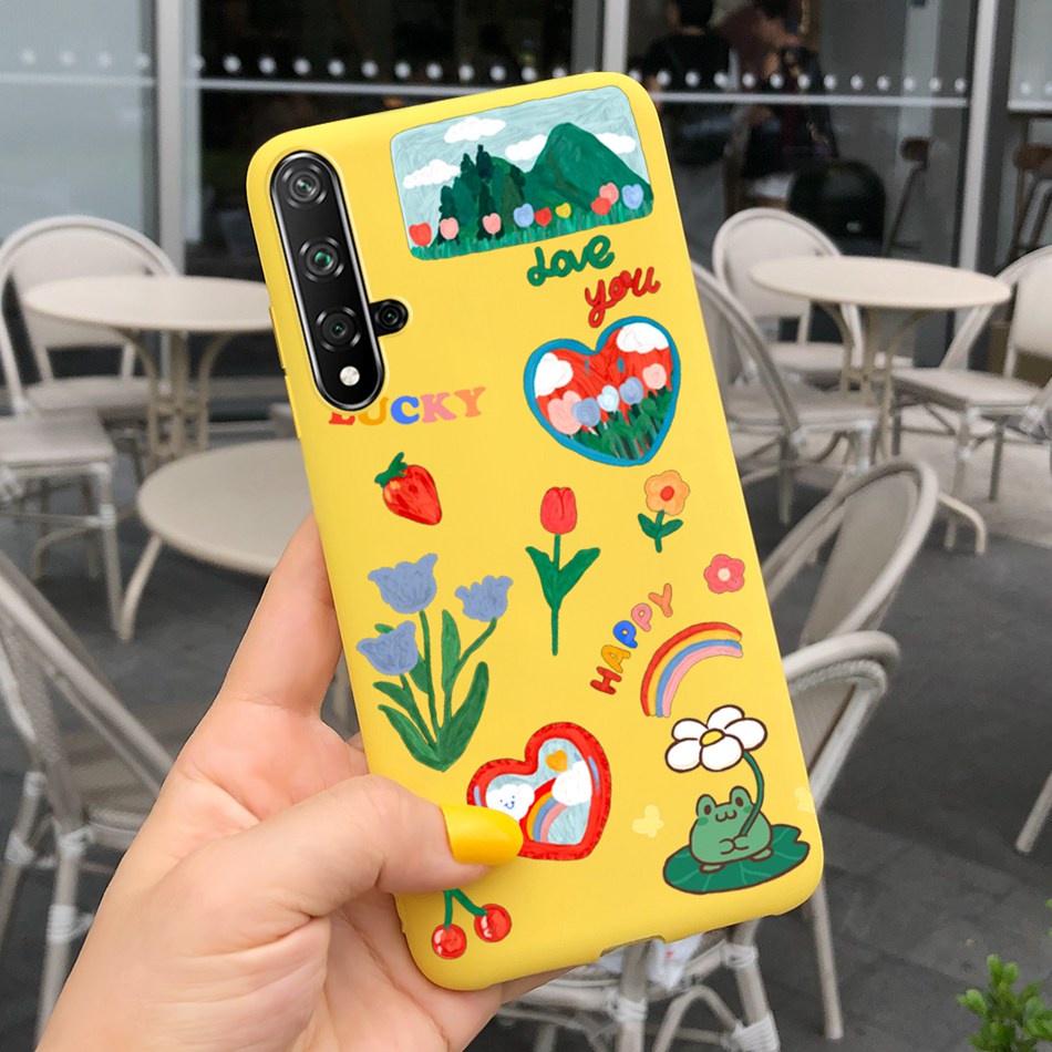 เคสโทรศัพท์มือถือ ซิลิโคนนิ่ม TPU พิมพ์ลายเจลลี่น่ารัก สําหรับ Huawei Nova 5T YAL-L21 YAL-L61 YAL-L71 Nova5T ราคา ถูกที่สุด ดีลบีเคเค แกลเลอรีภาพที่ 6