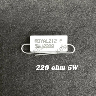 Resistor ตัวต้านทาน 220 ohm 0.25W 0.5W 1W 2W 3W 5W 10W