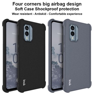 imak Nokia X30 5G Cover Four Corners Airbag Shockproof TPU Soft Matte Casing Back Cover Silicone Phone Case