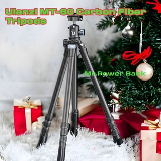 Ulanzi MT-60 Carbon Fiber Portable Travel Tripod ขาตั้งกล้อง คาร์บอนไฟเบอร์8ชั้นพร้อมถอดขาโมโนพอด ของแท้100 %