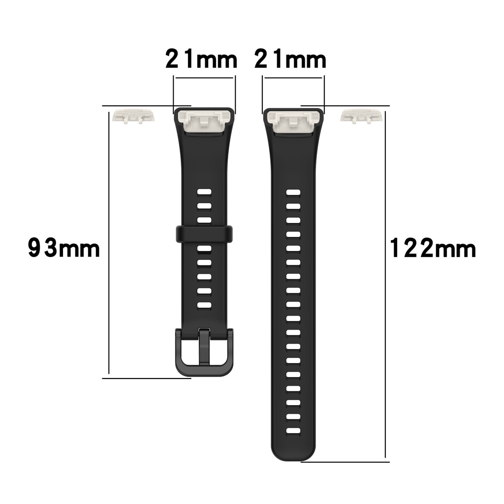 Honor Band 6 สายนาฬิกาข้อมือซิลิโคน แบบเปลี่ยน สําหรับ Huawei Band 6 สายนาฬิกาที่สะดวกสบายและระบายอากาศได้ดี