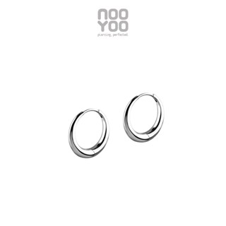 NooYoo ต่างหูสำหรับผิวแพ้ง่าย CoCr NF 4mm Plain Hoops