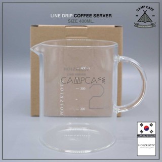 Holzklotz Line Drip Server 400ML. | แก้วรองดริปเปอร์มีหูจับ