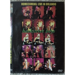 DVD Backstreet Boys Homecoming Live In Orlando. ดีวีดี แบ็กสตรีตบอยส์  คอนเสิร์ต ออแลนโด้ (แนวแอคชั่นคอนเสิร์ต