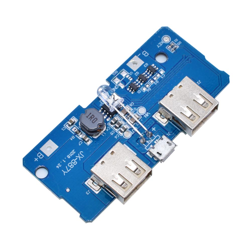 บอร์ดโมดูลพาวเวอร์ที่ชาร์จ USB 5V PD 18650 PCB สําหรับบอร์ดโมดูล LED LCD DIY