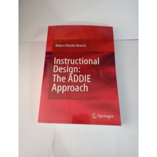 หนังสือออกแบบตามคําแนะนํา: The ADDIE Approach