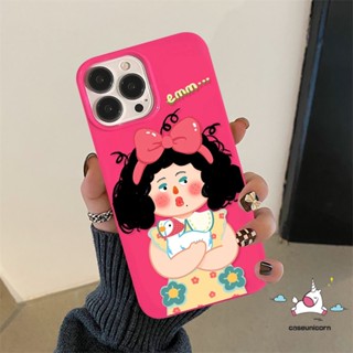 เคสโทรศัพท์มือถือ ซิลิโคนนิ่ม Tpu กันกระแทก ปิดด้านหลัง ลายการ์ตูนเด็กผู้หญิงน่ารัก สีแคนดี้ แวววาว สําหรับ IPhone 11 13 12 14 Pro Max XR 7 8 Plus X XS Max SE 2020