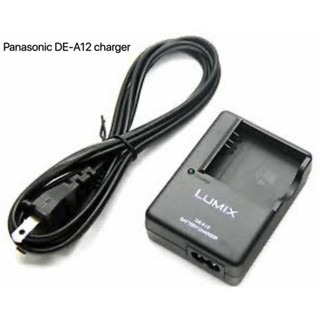 อุปกรณ์ชาร์จแบตเตอรี่ Panasonic DE-A12 A12 สําหรับ Panasonic CGA-S005 S005a S005e Lumix FX01 FX3 FX07