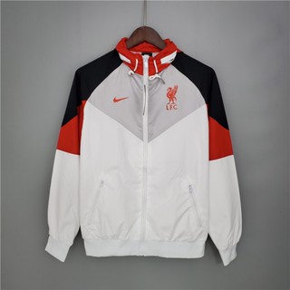 เสื้อแจ็กเก็ตฟุตบอล Liverpool สีแดง สําหรับผู้ชาย 2021 2022 2122