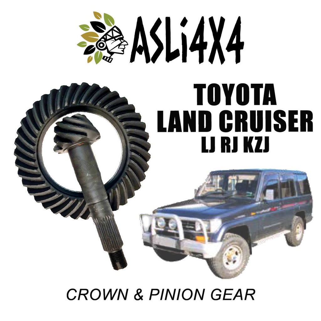 Crown & Pinion Gear สําหรับ Toyota Land Cruiser สําหรับ LJ RJ KZJ 77/78/79