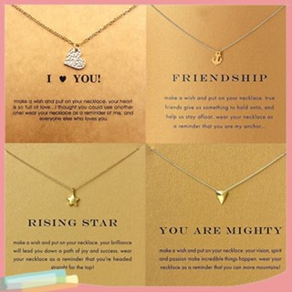 【LK】Women Fashion Love Heart Star Elephant Pendant Choker Charm Jewelry Necklace