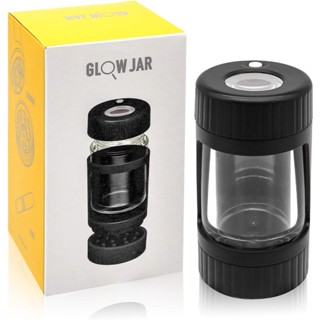 110ML กระปุกซีลใส มีไฟ LED 8 เท่า กันความชื้น สําหรับดูสมุนไพร Cigarette Jar