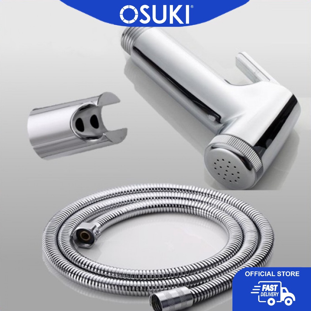 OSUKI สเปรย์ห้องน้ําสแตนเลส Booster Bidet W93 3 In 1