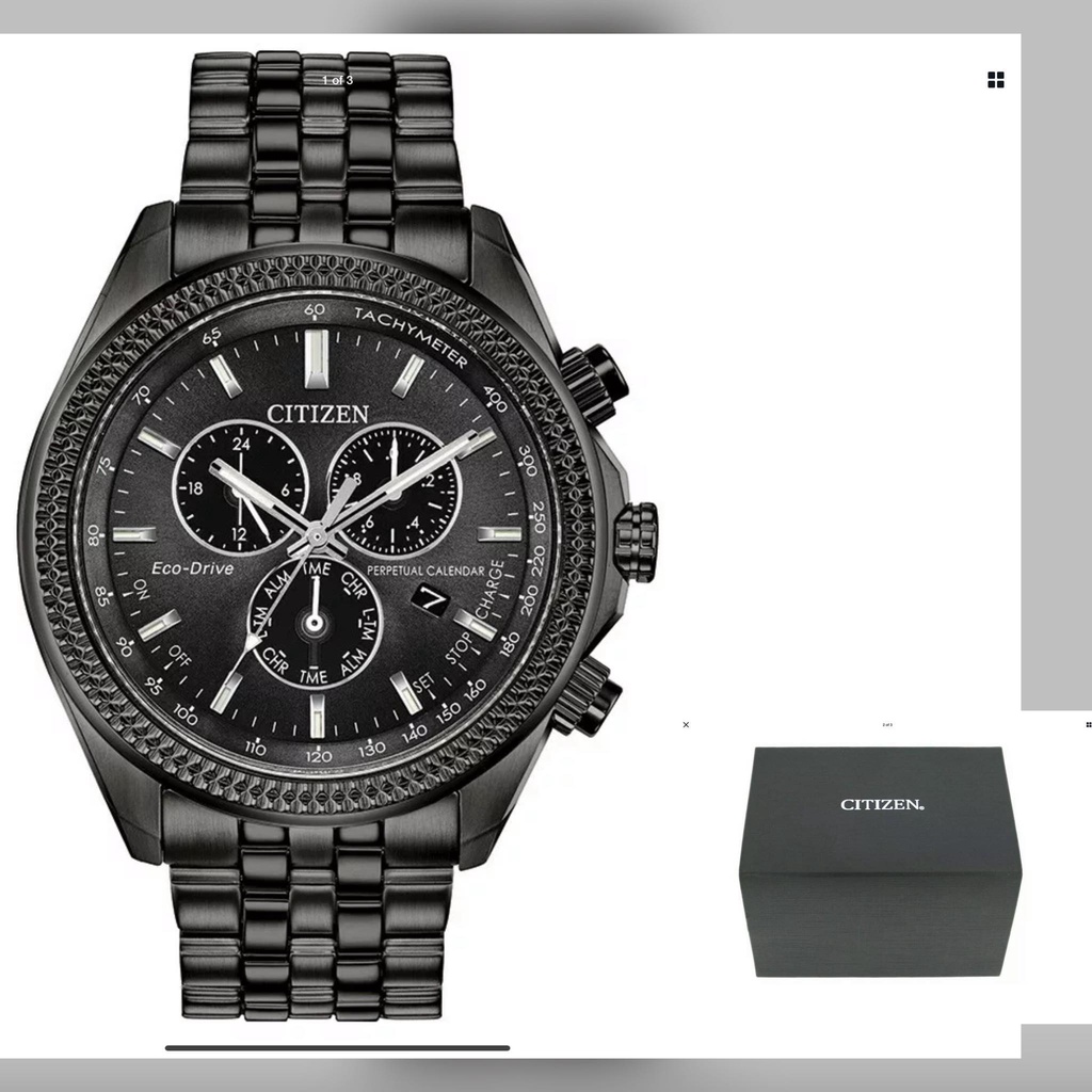 นาฬิกา CITIZEN MEN'S BL5567-57E BRYCEN ECO DRIVE พร้อมกล่อง (ใหม่)