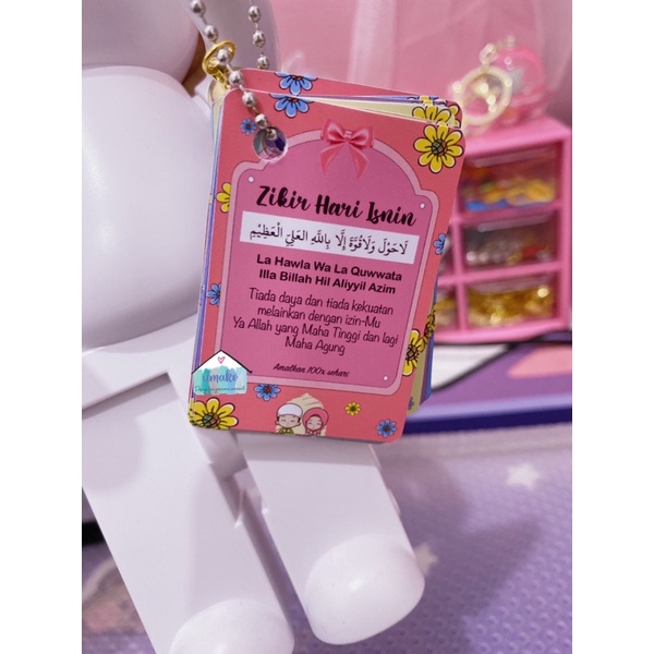 [BUNDLE SET] ชุดประตูพวงกุญแจขนาดเล็ก Zikir Harian - RM5.50/ชุด * รุ่น UPGRADED *