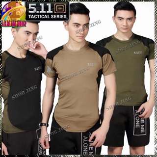 เสื้อคอกลมคอมแบท5.11 Tactical เสื้อยืดคอกลมสไตล์เกาหลีผ้านุ่มใส่สบาย 5.11 Tactical T-shirts เสื้อยืดแฟชั่นคอกลมผ้านิ่มดี