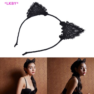 Luckybabys&gt; Women Lady Girls Kids Cute Cat Kitty Costume Ear Party Lace Hair Head Band Prop, new