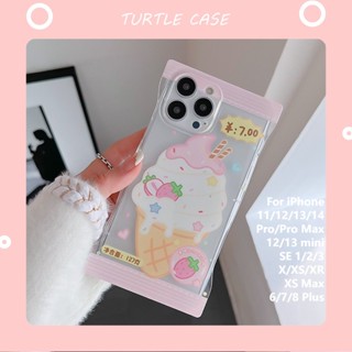 [พร้อมส่ง] เคสโทรศัพท์มือถือ ซิลิโคน ลายการ์ตูนขนมน้ํามัน สําหรับ iPhone 14 13 12 11 PROMAX XS XR XSMAX SE2020 6 7 8PLUS MINI