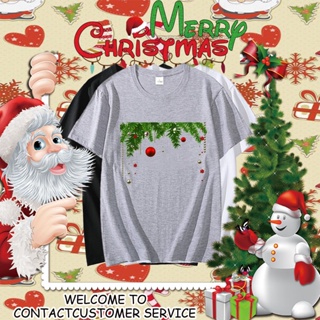 เสื้อผ้าคริสต์มาส เสื้อยืด เสื้อคนอ้วนผญ เสื้อ Christmas เสื้อวันคริสต์มาส คริสมาส ใส่ได้ทั้งหญิง-ชาย 471