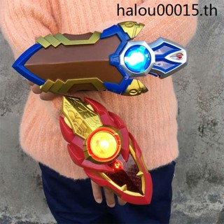 Monbi Us Ultraman Breath Transformer Hikali Knight สร้อยข้อมือดาบสั้น สามารถใส่เสียงได้ ของเล่นเรืองแสง